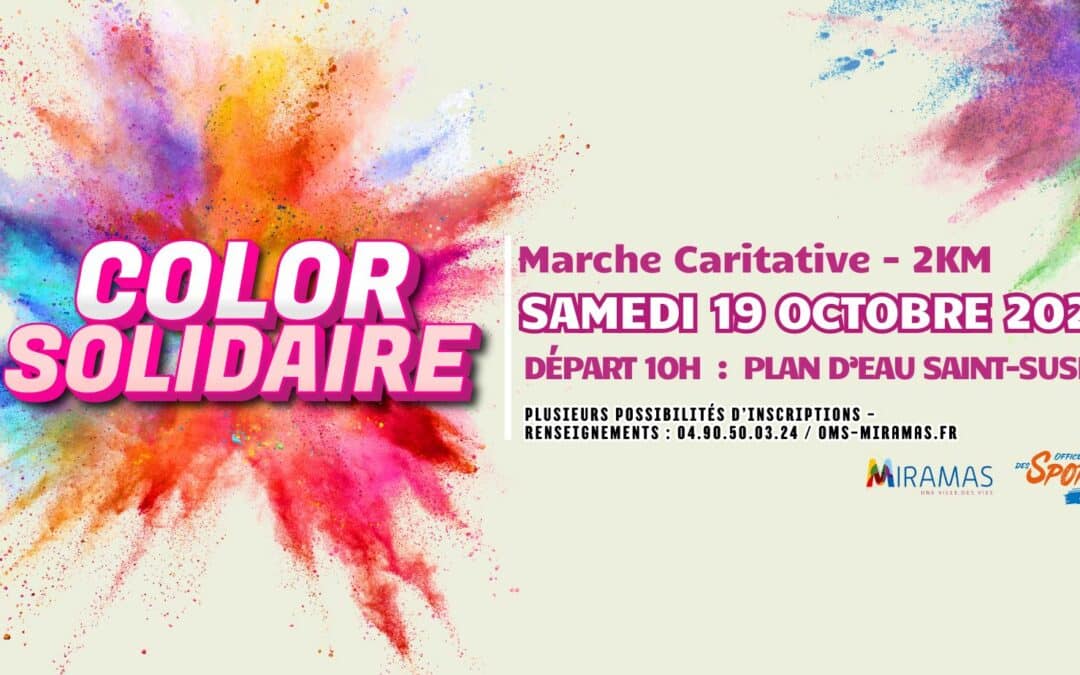 COLOR SOLIDAIRE – MARCHE CARITATIVE